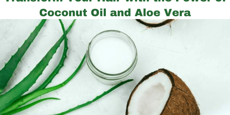 Coconut Oil and Aloe Vera for Hair