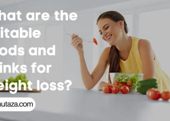 What are the suitable foods and drinks for weight loss