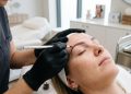 women doing long term effects of microblading eyebrows.