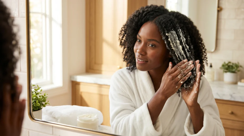 shea butter with coconut oil for hair